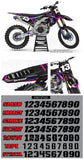 Yamaha Retro 93 Black Graphic Kit