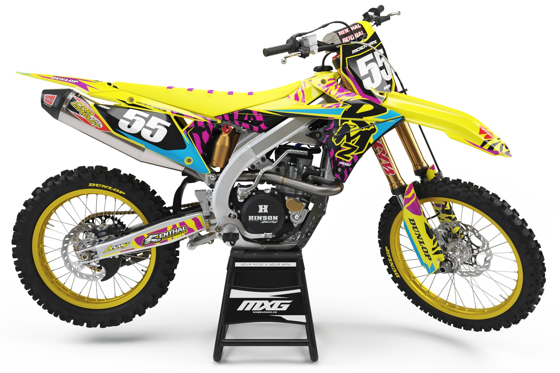 Suzuki Retro Graphic Kit – MX Graphics
