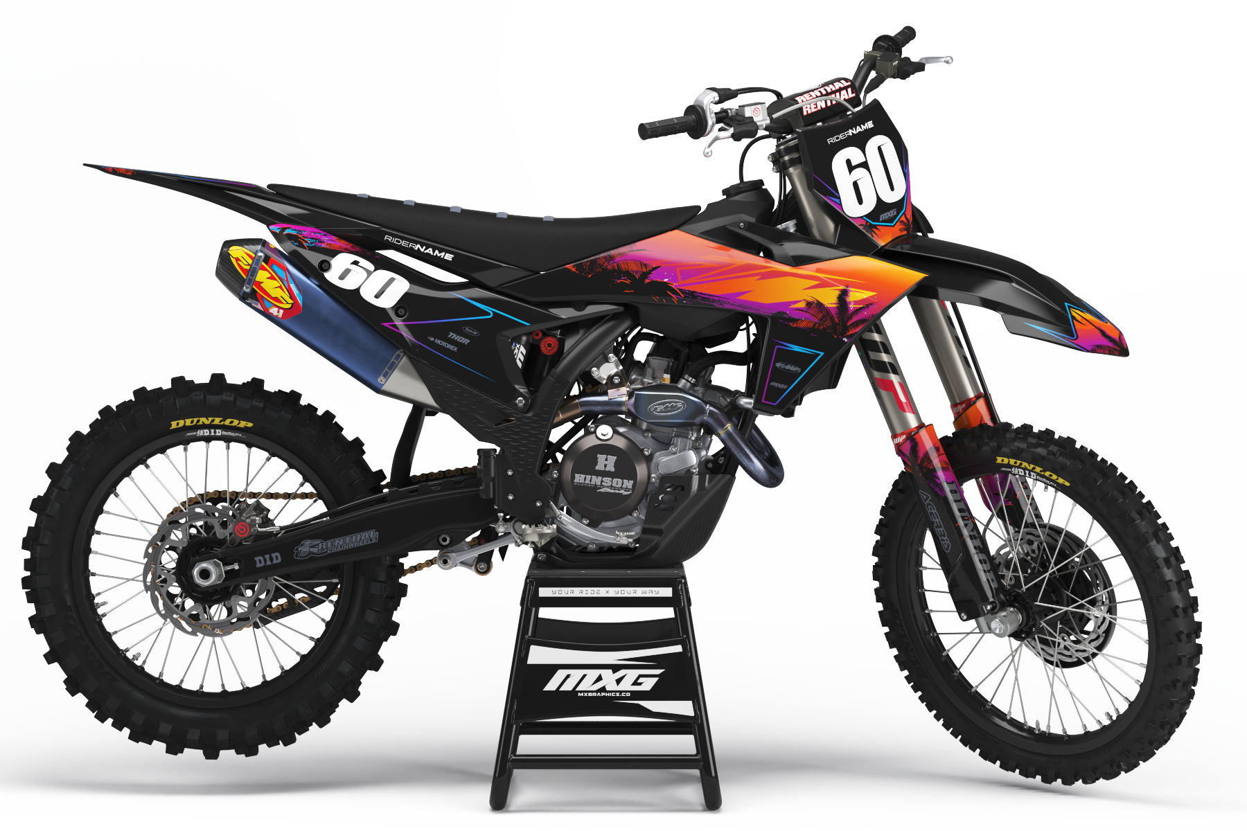 Tropical Nights Graphic Kit for KTM - Main Image