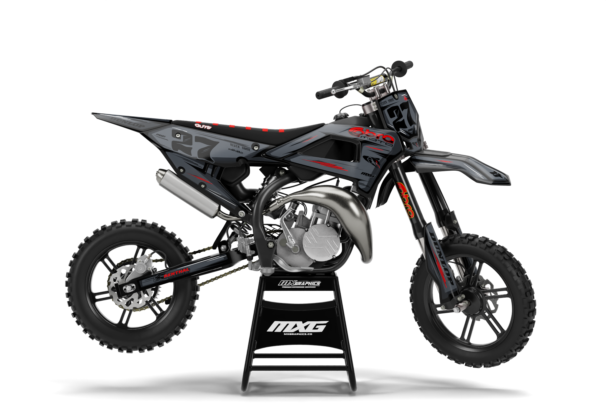 Cobra Scribble Grey Graphic Kit – MX Graphics