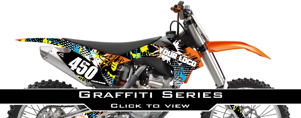 KTM Graffiti Graphic Kit - Main Image