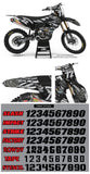 Kawasaki MX6 Black Graphic Kit
