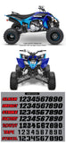 Yamaha ATV Splatter Graphic Kit