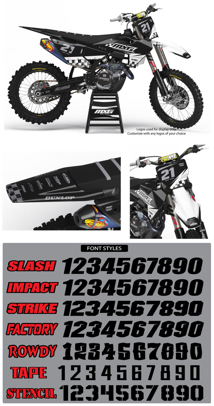 Husqvarna Checkered Graphic Kit
