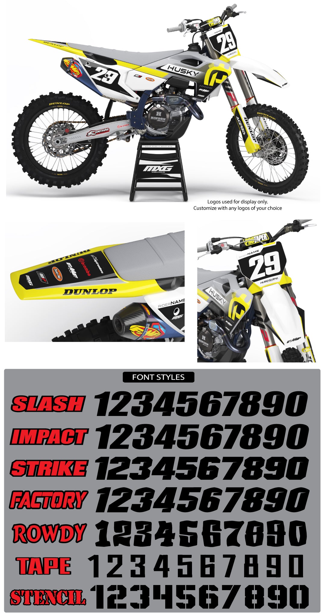 Husqvarna Race Graphic Kit