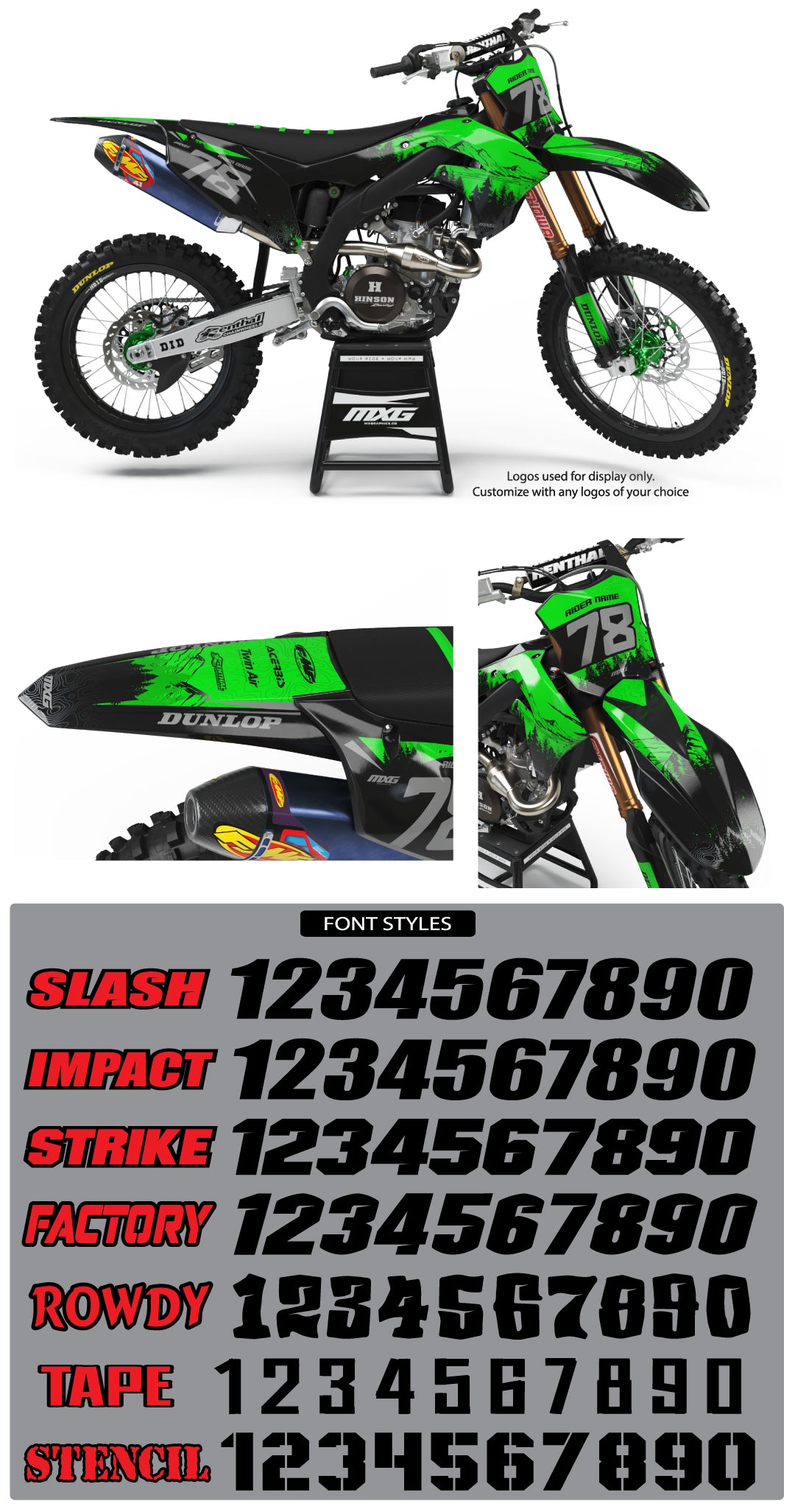 Kawasaki Wilderness Graphic Kit