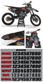 MX18 Grey Graphic Kit for KTM