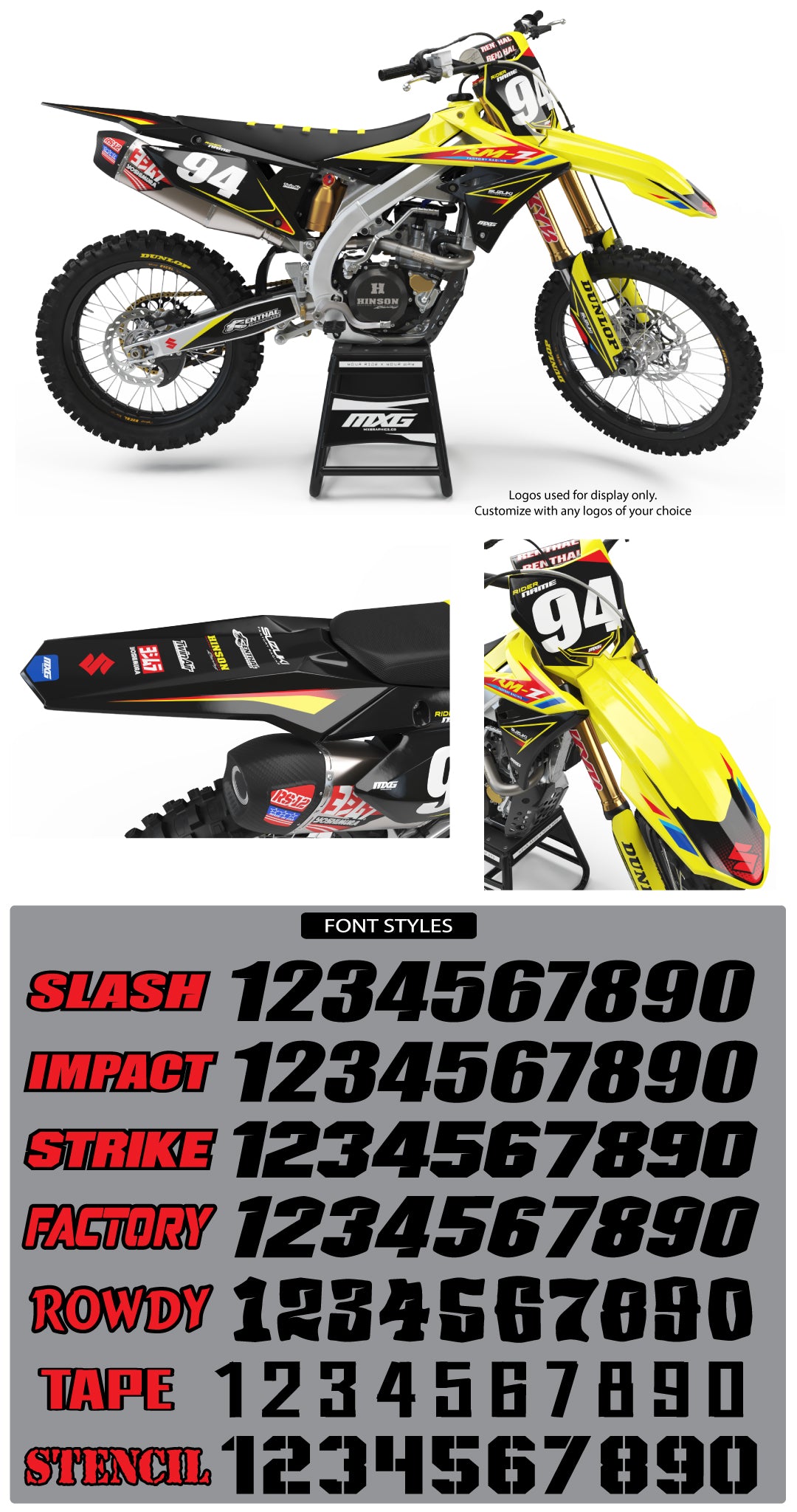 Suzuki Factory 2.0 Graphic Kit