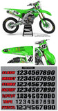 Kawasaki True MX Trilogy Graphic Kit