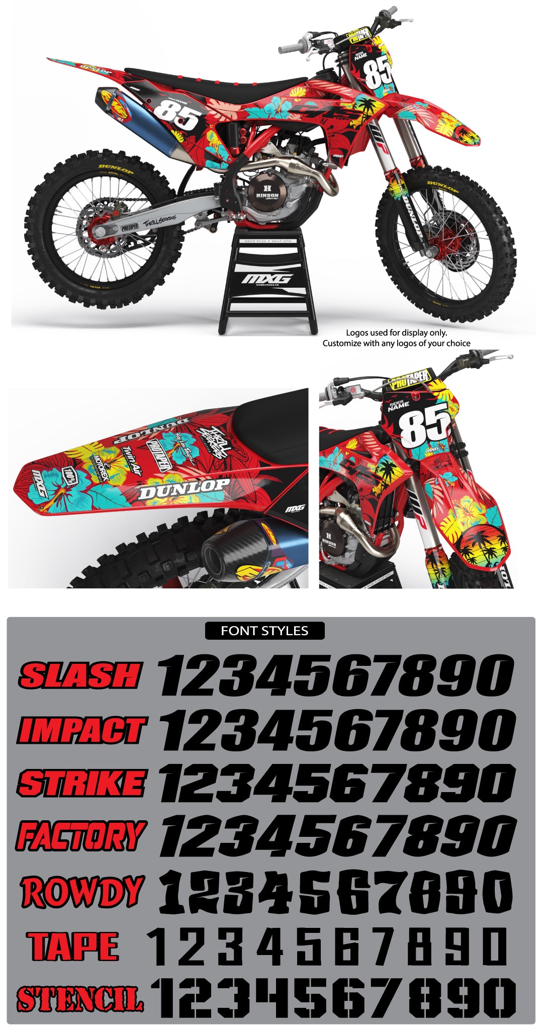 Gas Gas Tropical Graphic Kit