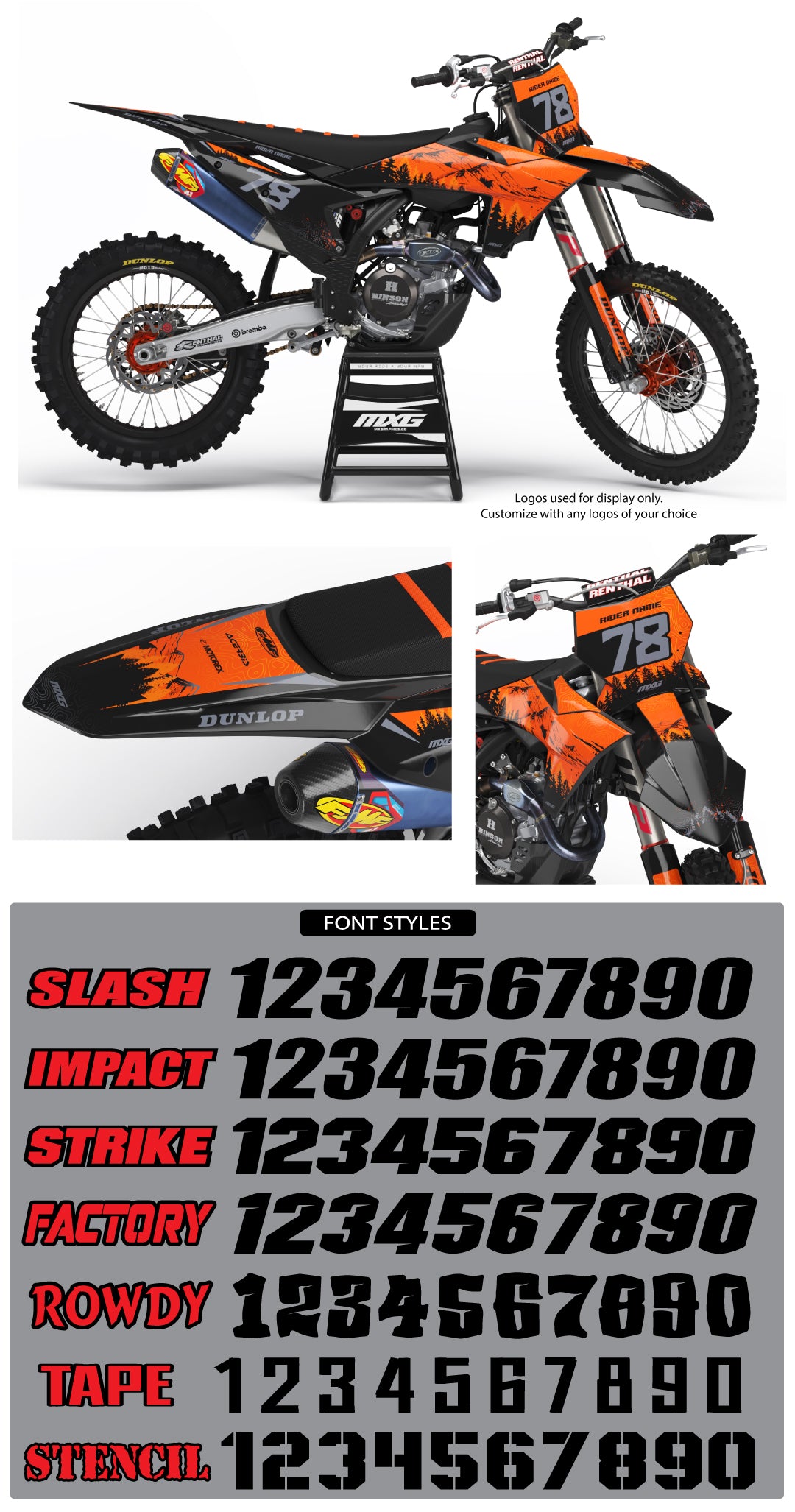 Wilderness Graphic Kit for KTM