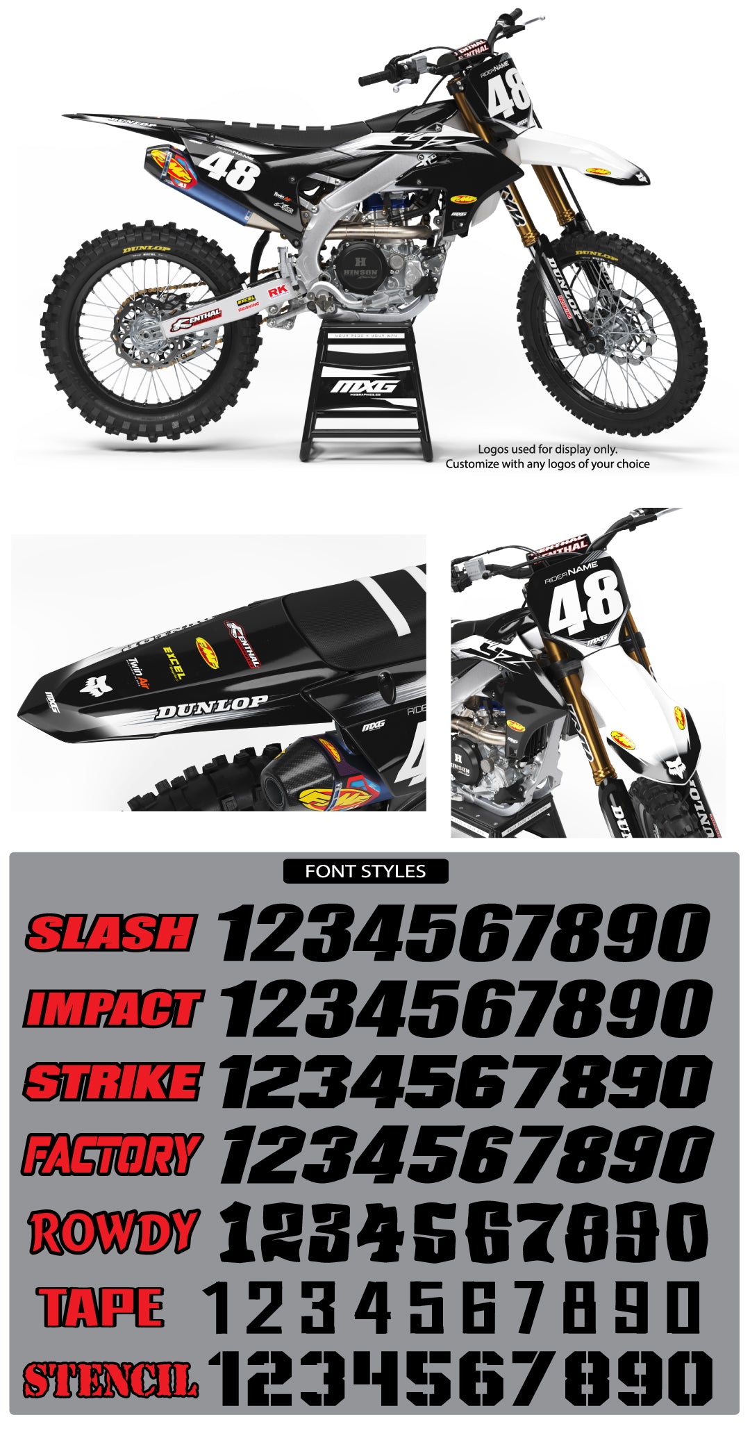 Yamaha Splinter White Graphic Kit