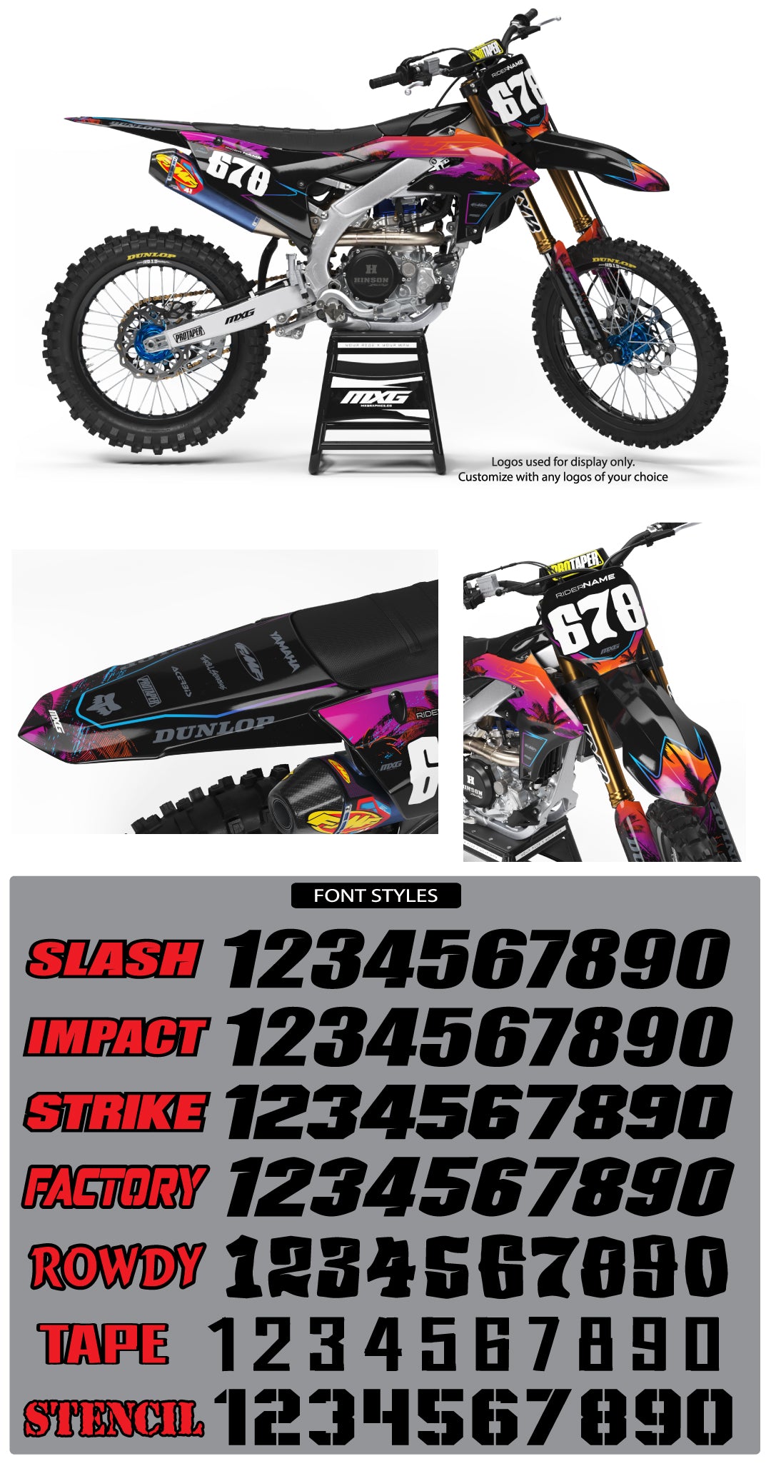 Yamaha Tropical Nights Graphic Kit