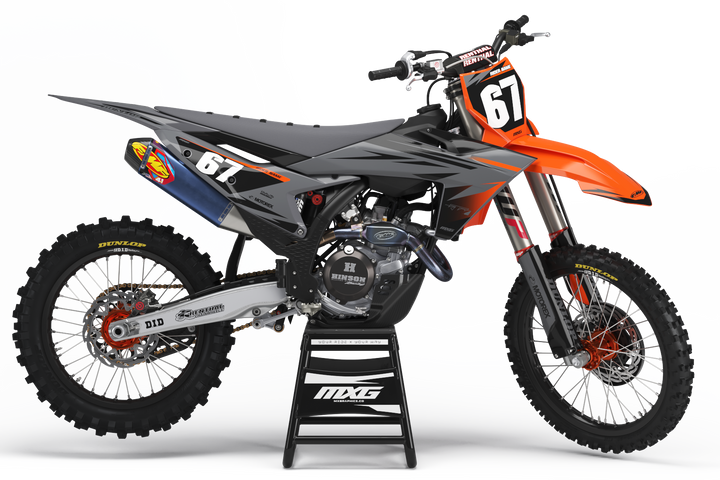 Factory 24 Grey Graphic Kit for KTM