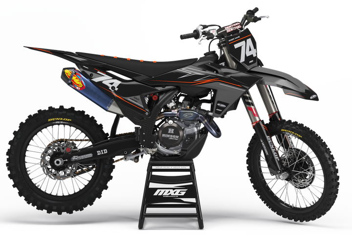MX14 Grey Graphic Kit