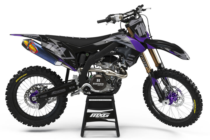 Kawasaki MX24 Grey Graphic Kit