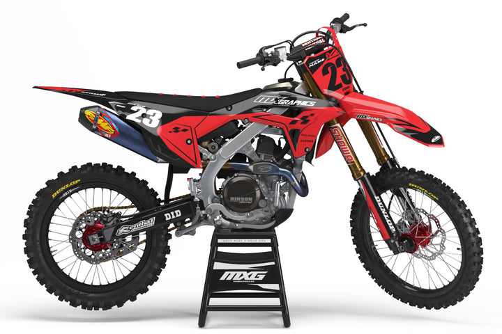 MX28 Red Graphic Kit for Honda's