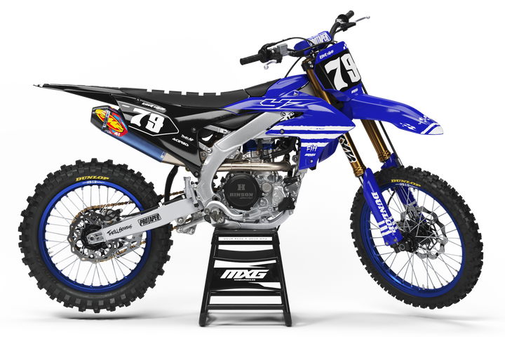 Yamaha MX2 Blue Graphic Kit