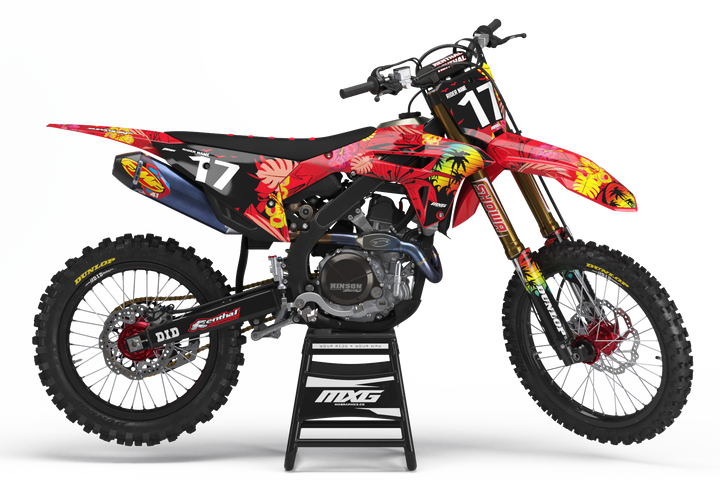 Tropical Red Graphic Kit for Honda's
