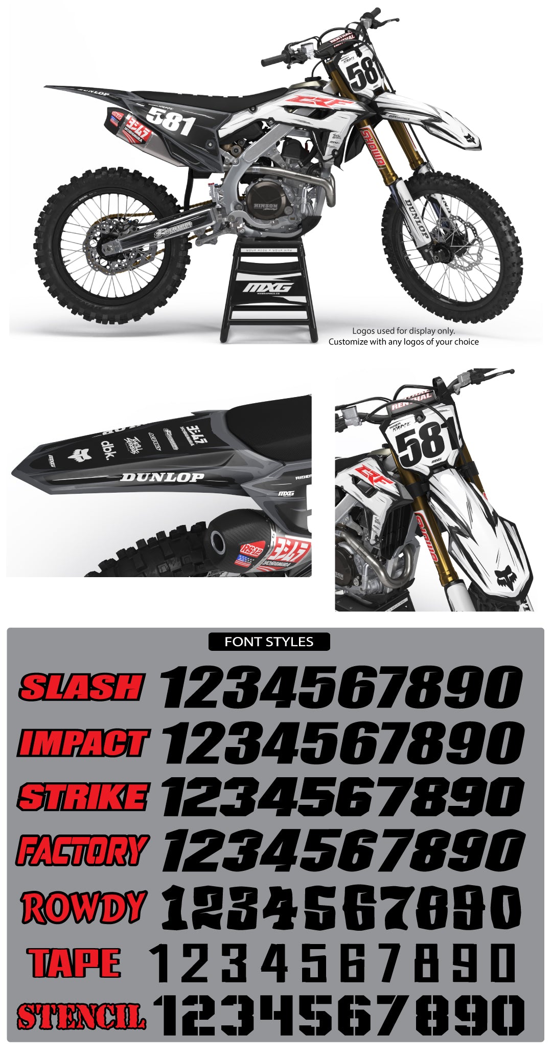 Scribble Graphic Kit for Honda's