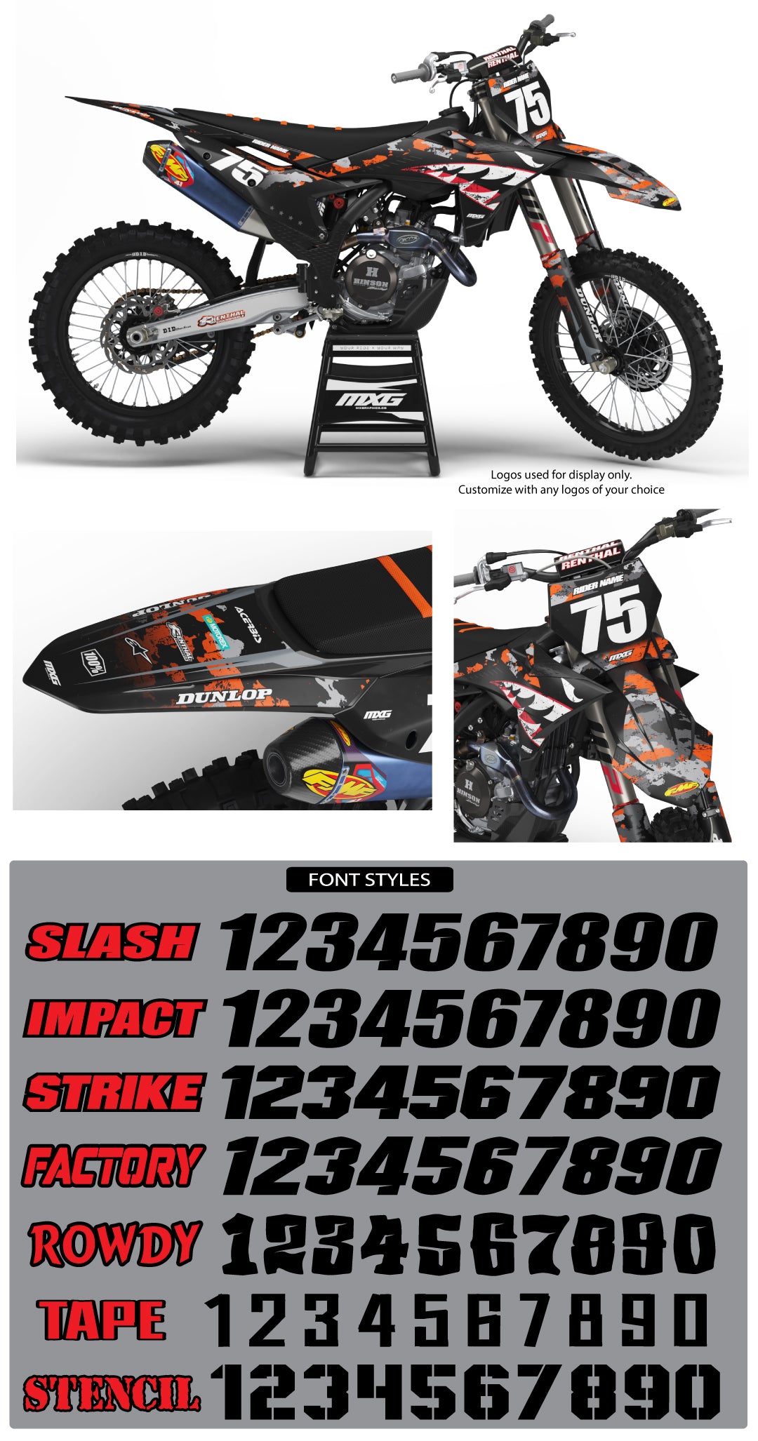 Combat Graphic Kit for KTM