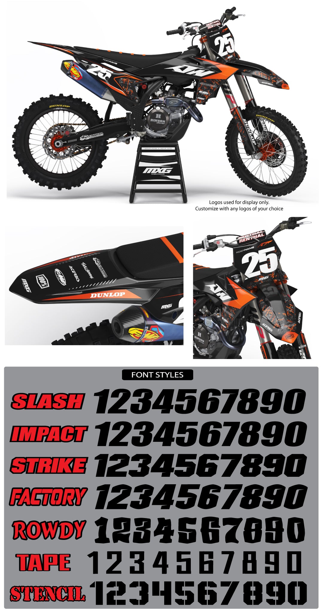 Forged Graphic Kit for KTM