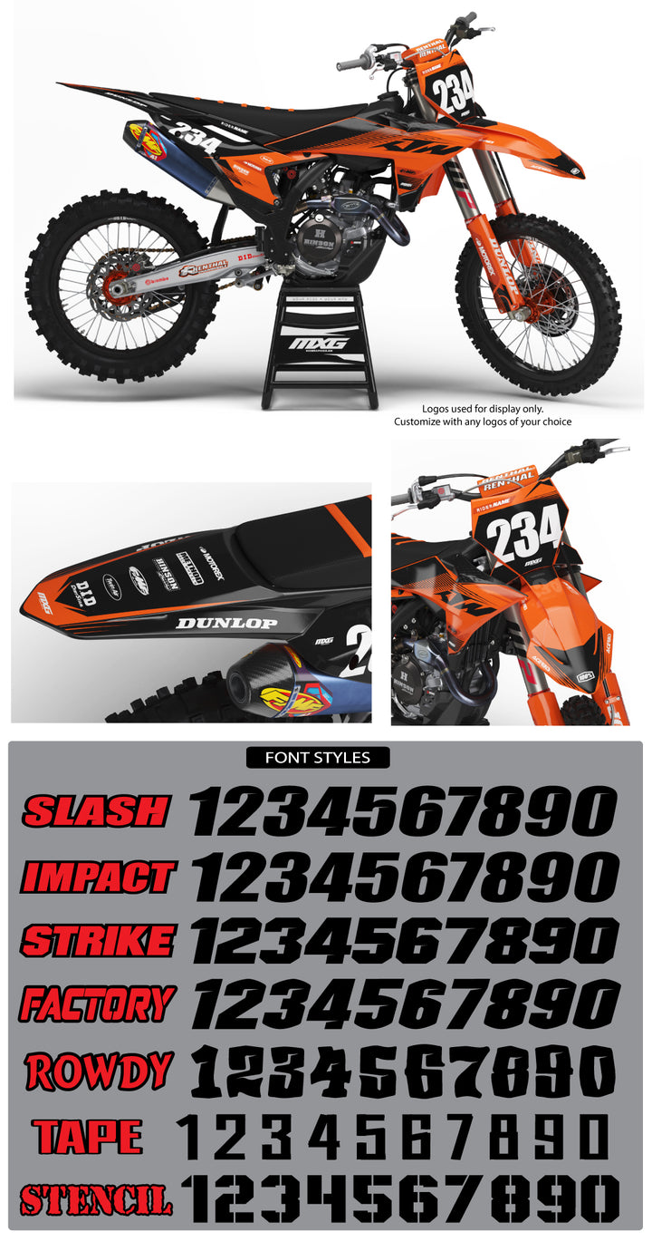 MX37  Graphic Kit for KTM