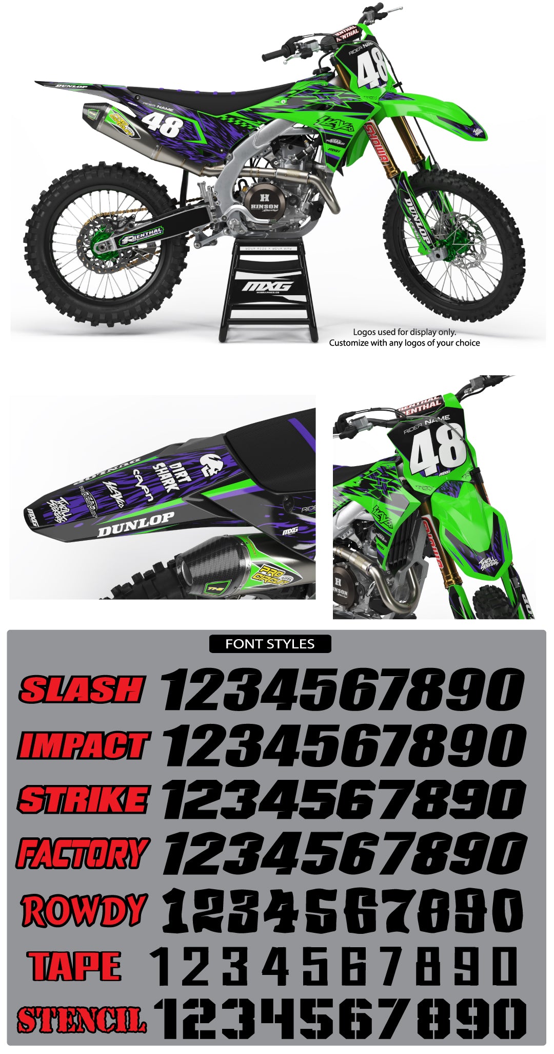 Kawasaki Berserk Graphic Kit