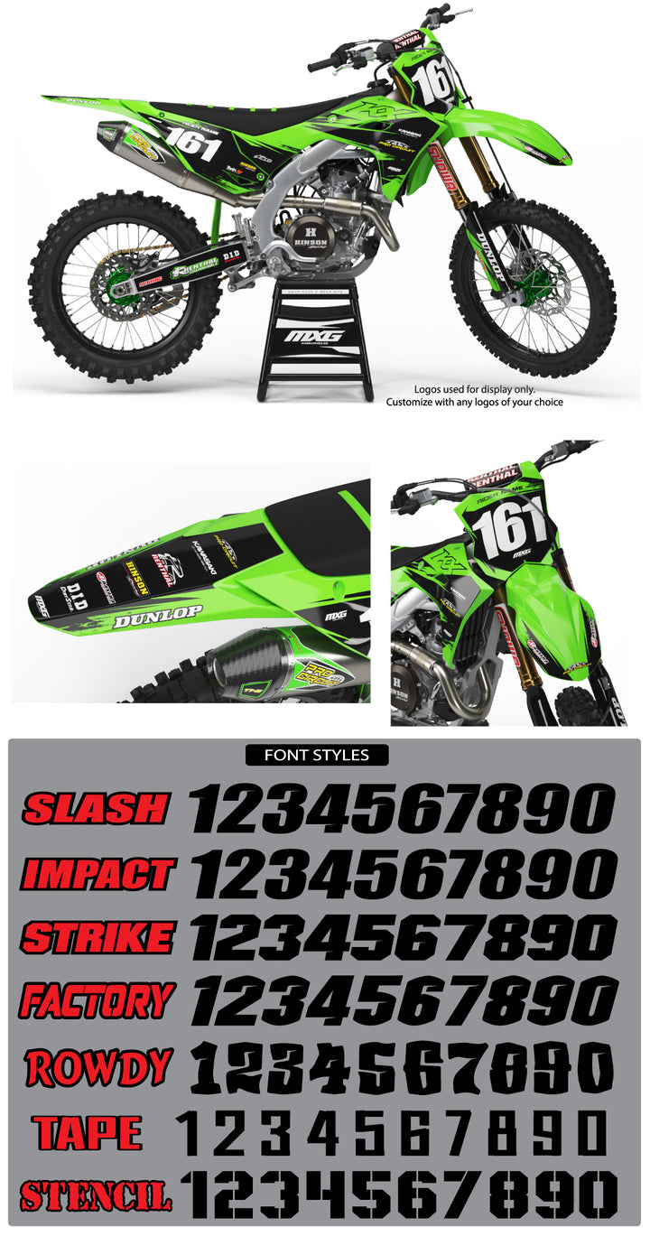 Kawasaki MX22 Graphic Kit