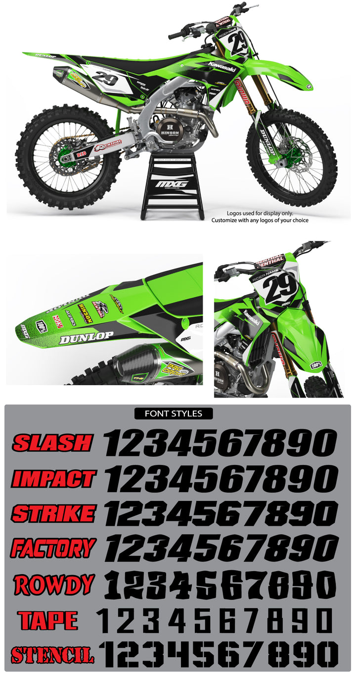 Kawasaki MX9 Graphic Kit