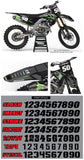 Kawasaki Race Black Graphic Kit