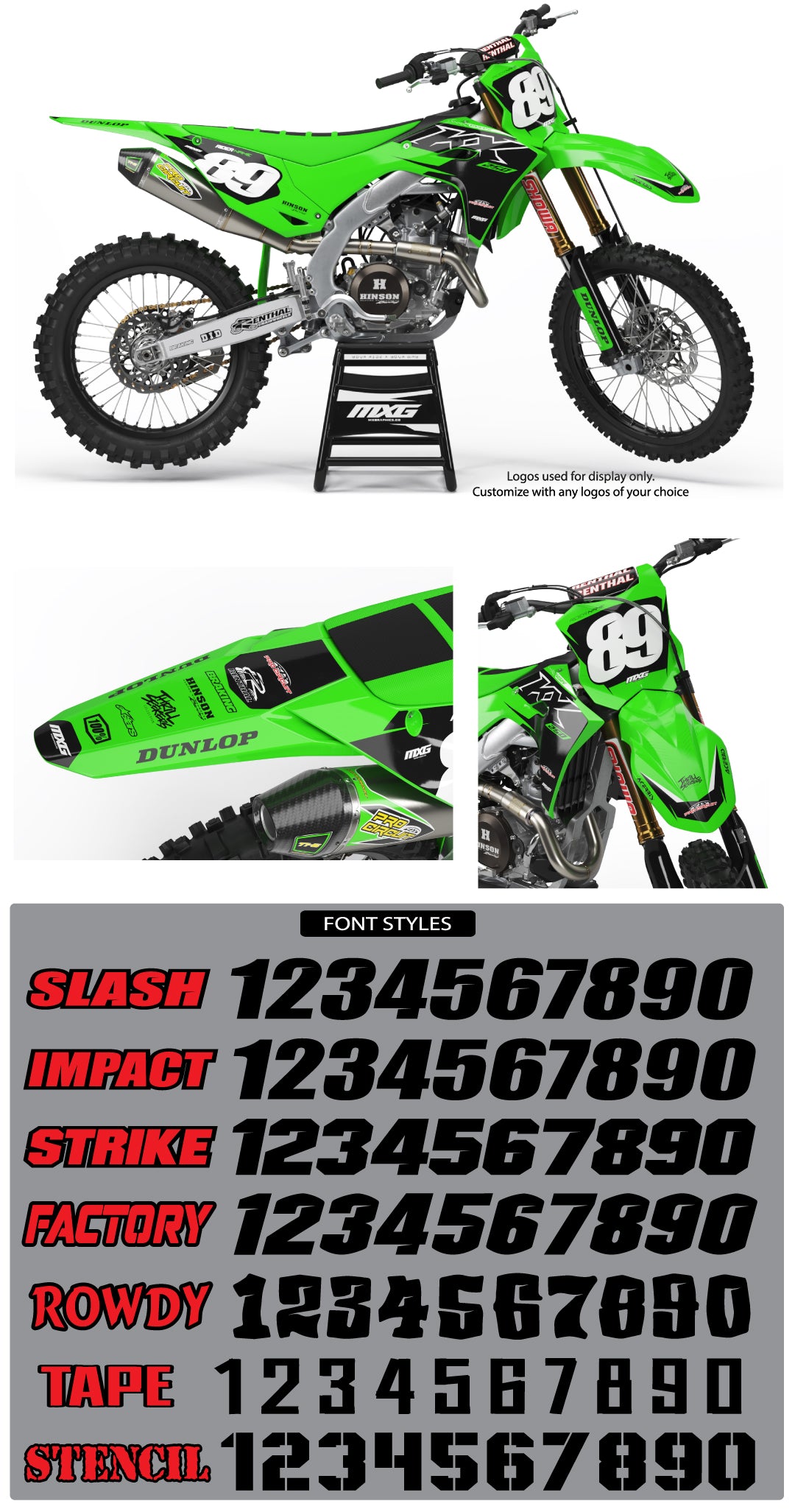 Kawasaki Works Graphic Kit