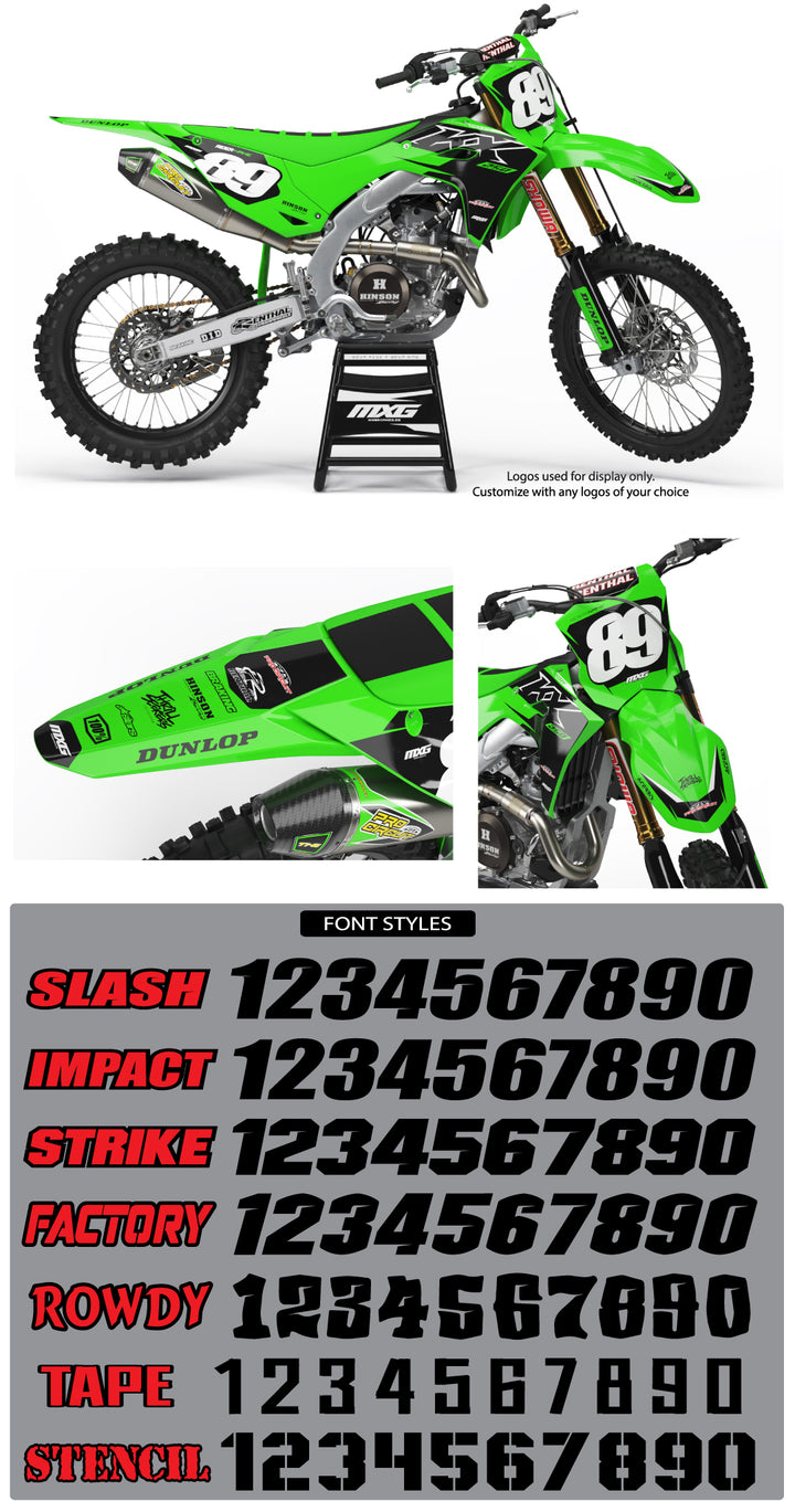 Kawasaki Works Graphic Kit