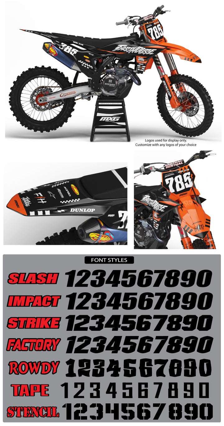 MX35  Graphic Kit for KTM