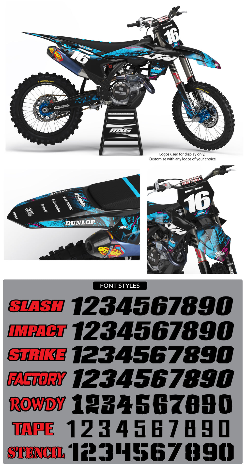 Mx 7 Design MX7 Graphic Kit – MX Graphics