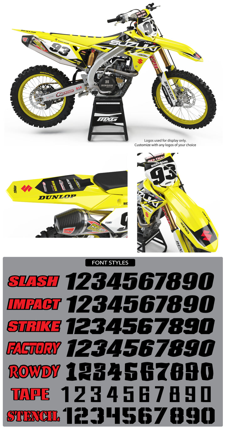 Suzuki Race Graphic Kit