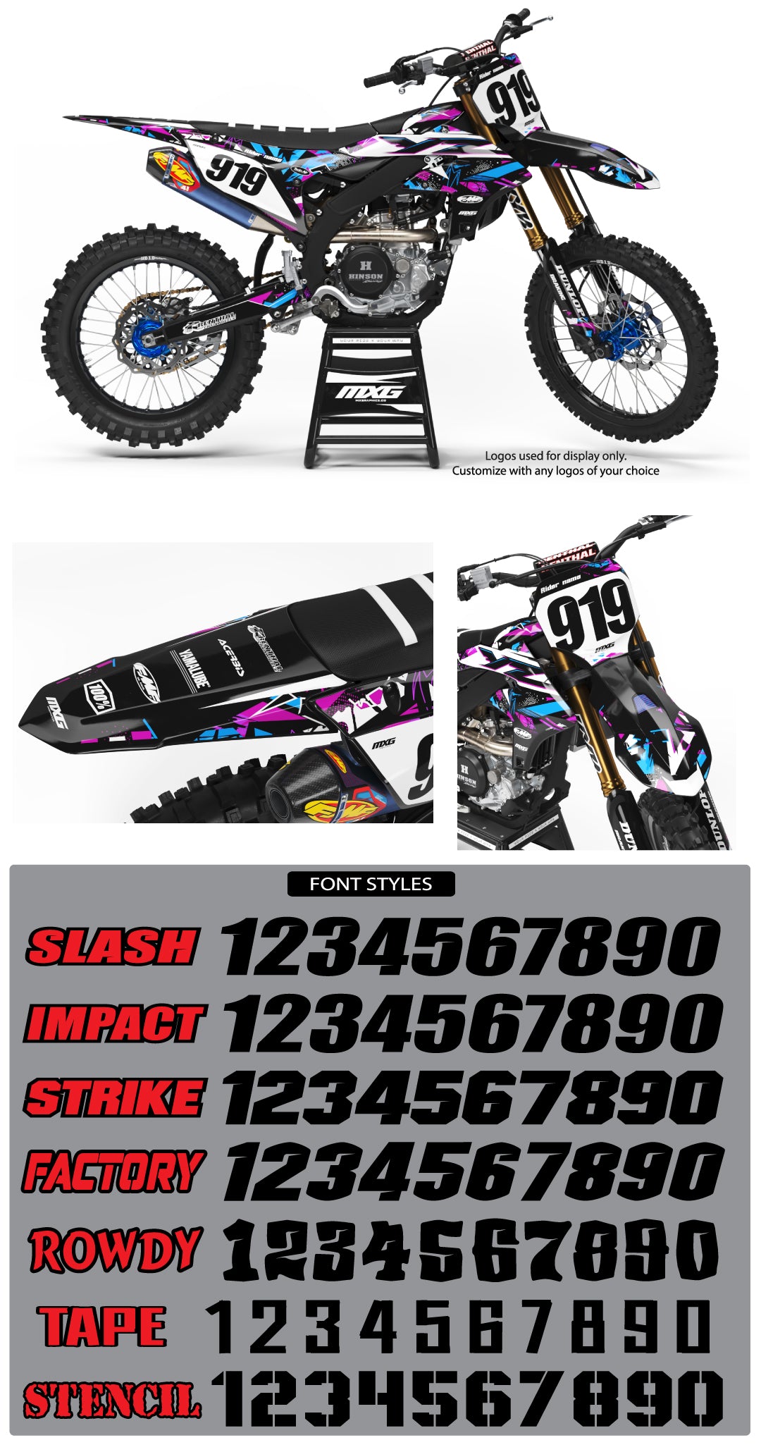 Yamaha Frenzy Graphic Kit
