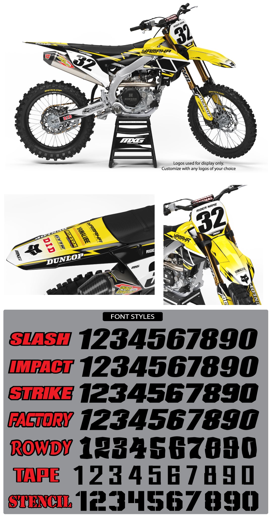 Yamaha Hurricane Graphic Kit