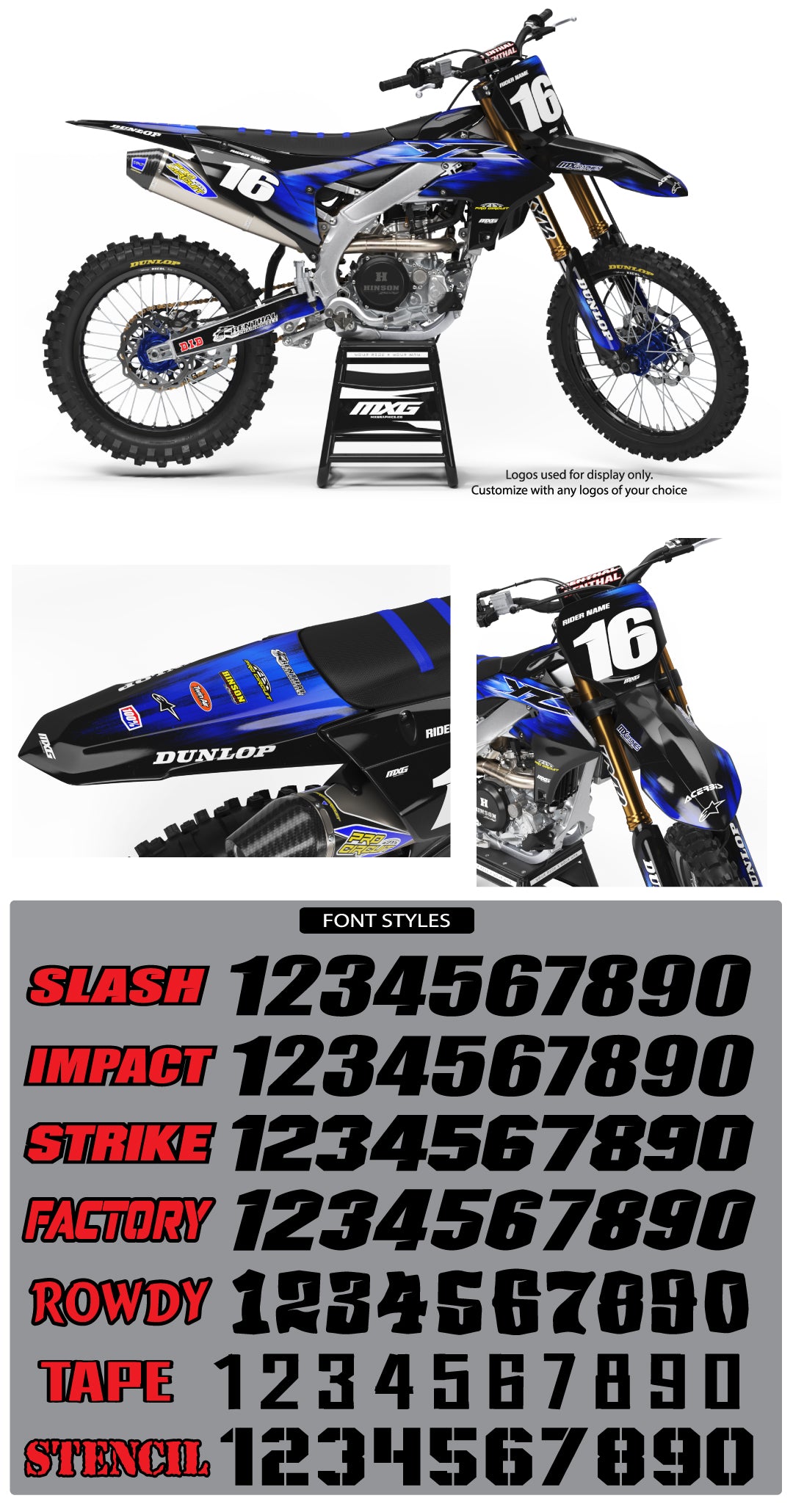 Yamaha MX15 Graphic Kit