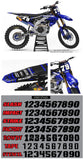 Yamaha MX35 Blue Graphic Kit