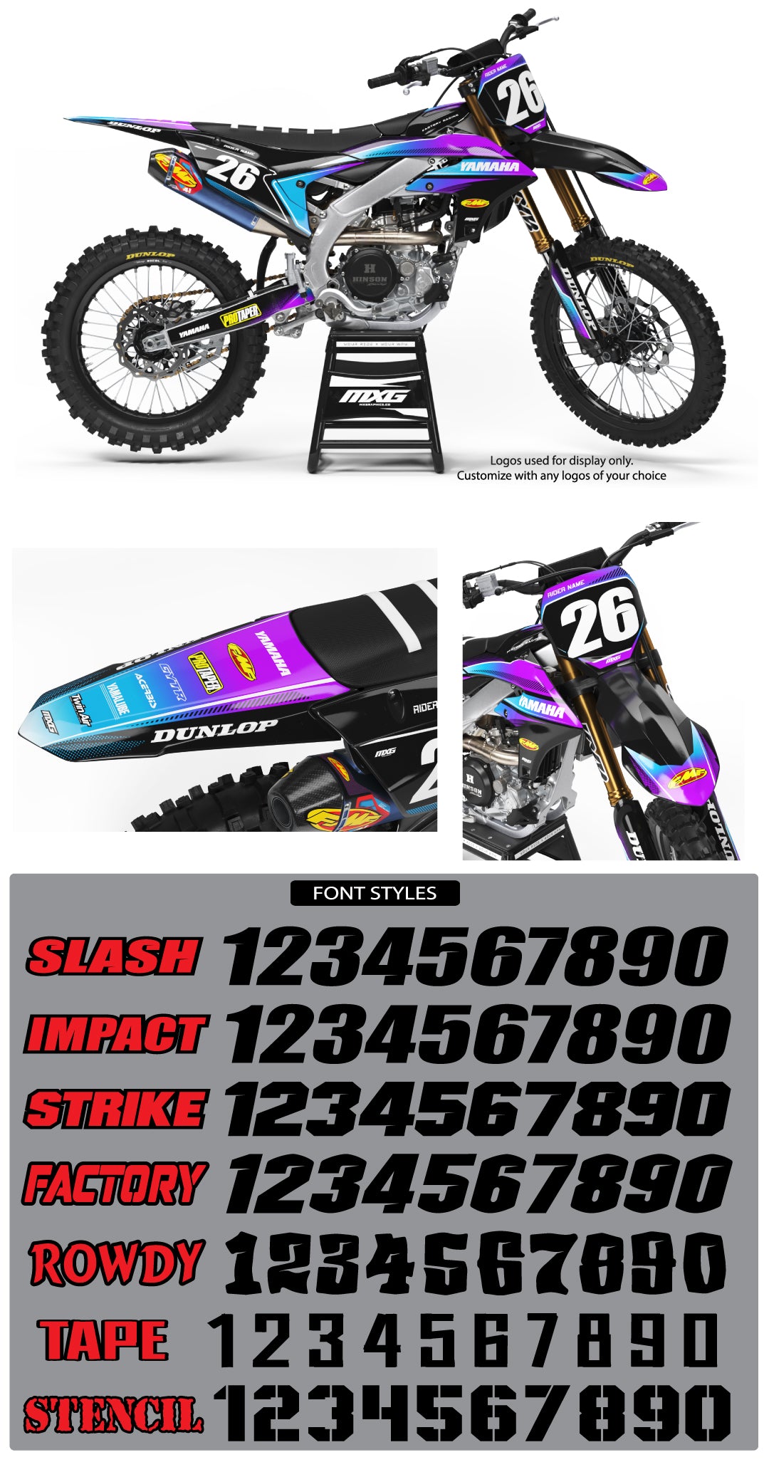 Yamaha MX36 Graphic Kit