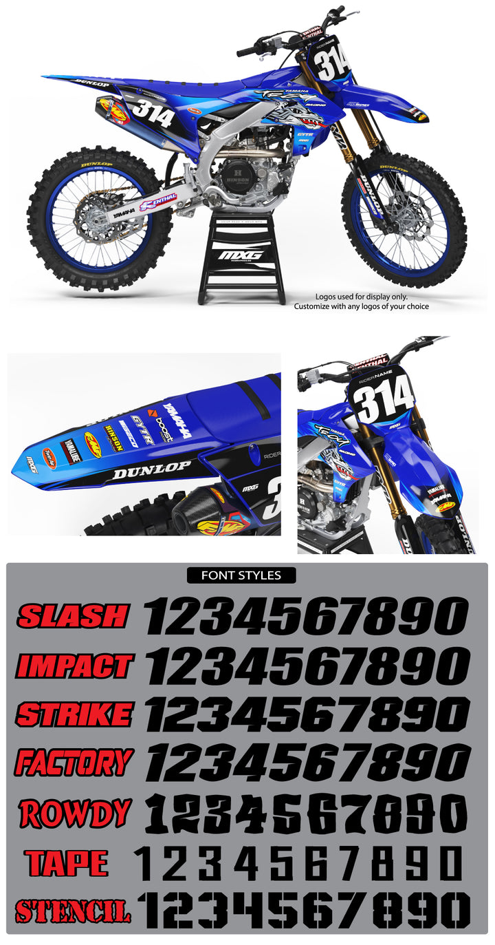 Yamaha Throwback Graphic Kit