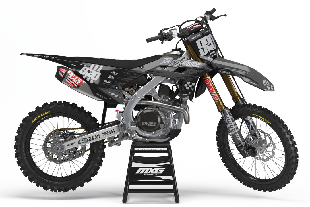 MX35 Grey Graphic Kit for Honda's