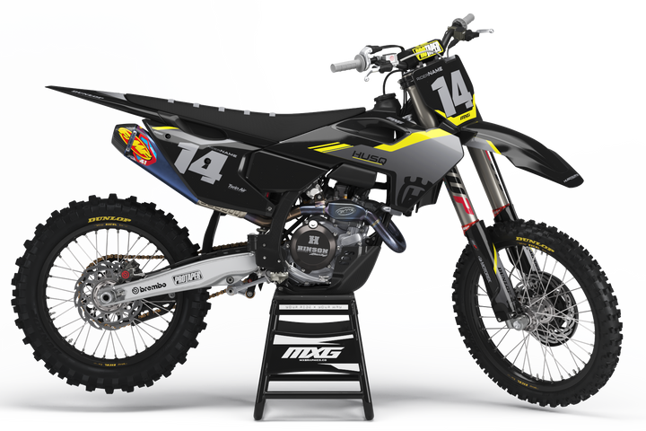 Husqvarna Factory 25 Black Graphic Kit