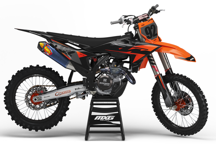 Factory 25 Black Graphic Kit for KTM