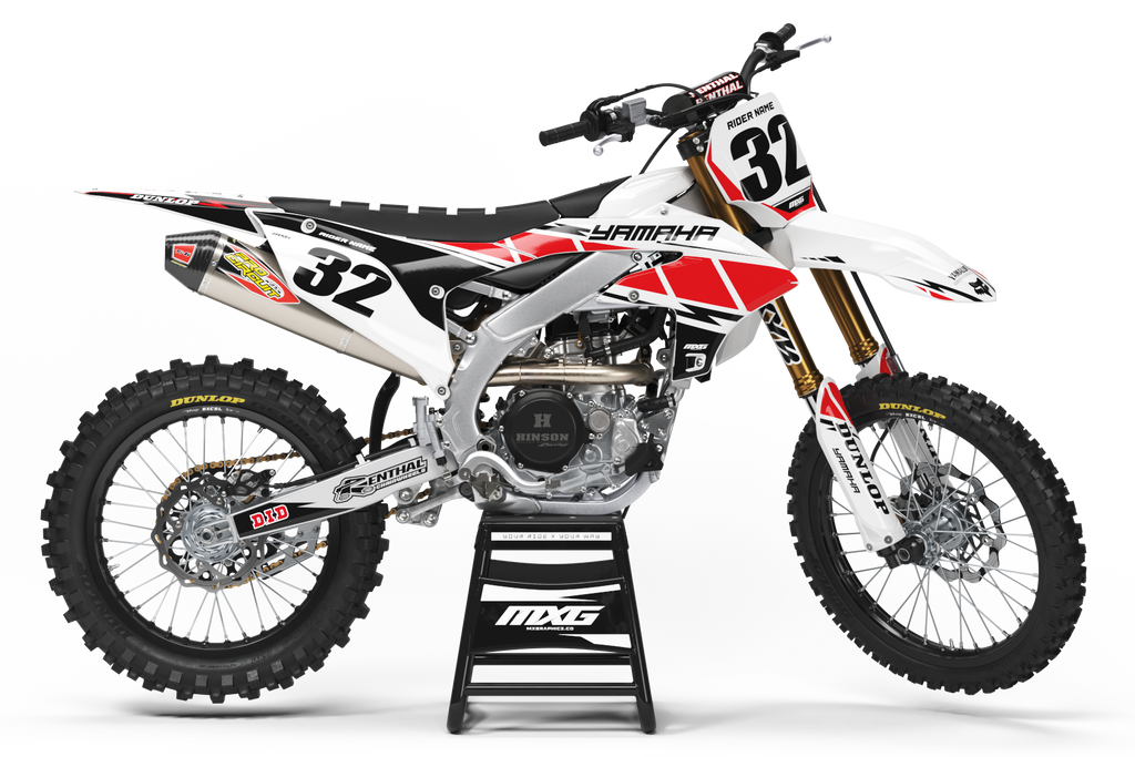Yamaha Hurricane White Graphic Kit – MX Graphics