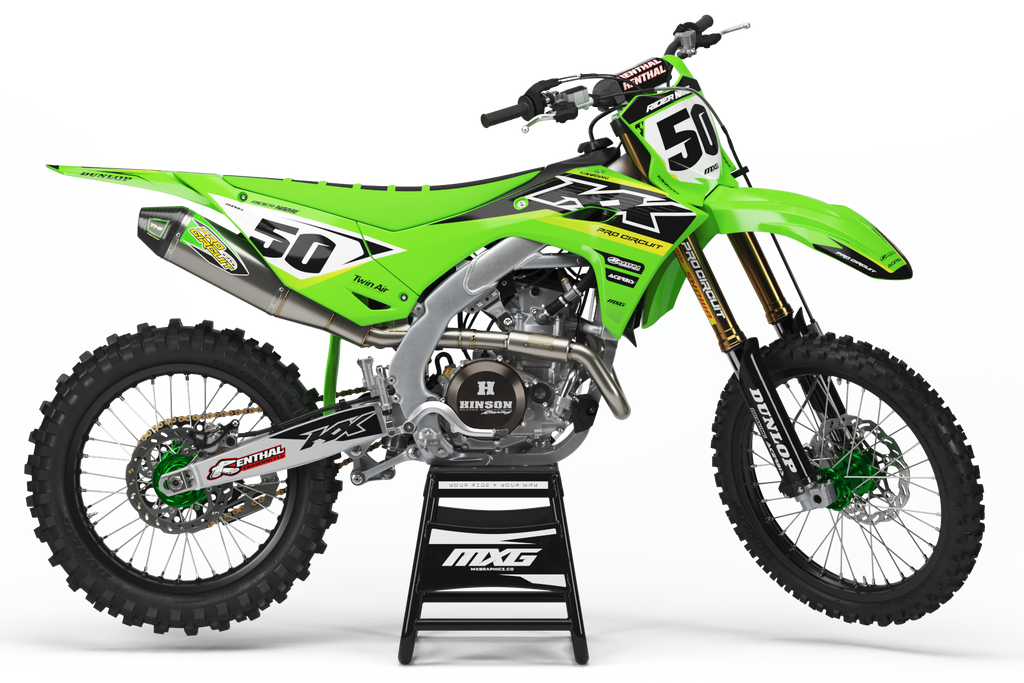 Kawasaki Race Graphic Kit – MX Graphics