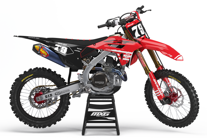 MX2 Graphic Kit for Honda's Red