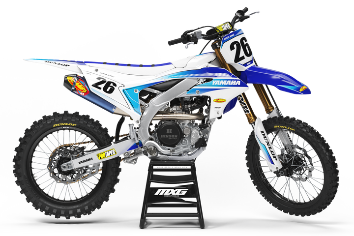 Yamaha MX36 White Graphic Kit