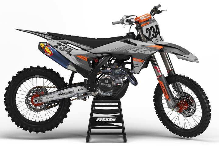 MX37 Grey Graphic Kit for KTM
